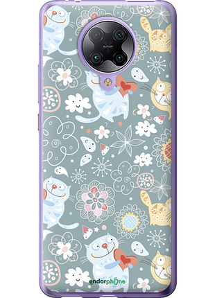Чехол на xiaomi redmi k30 pro котята v3 "1223u-1899-8094", чехол для телефона