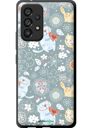 Чехол на samsung galaxy a53 a536e котята v3 "1223b-2585-8094", чехол для телефона