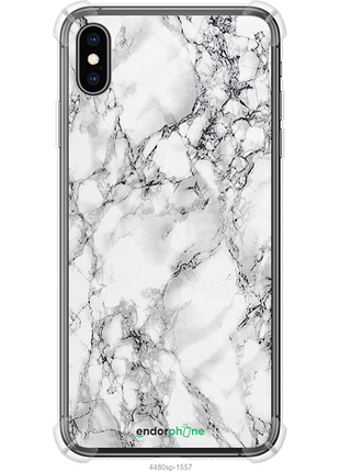 Чехол на iphone xs max мрамор белый "4480sp-1557-8094", чехол для телефона