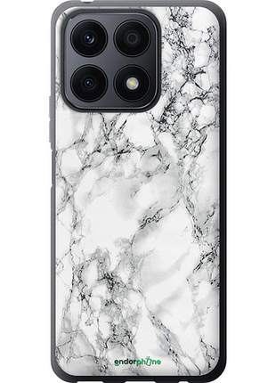 Чехол на huawei honor x8a мрамор белый "4480u-2963-8094", чехол для телефона