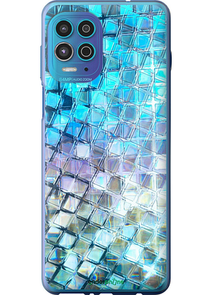 Чехол на motorola edge s переливающаяся чешуя "227u-2860-8094"