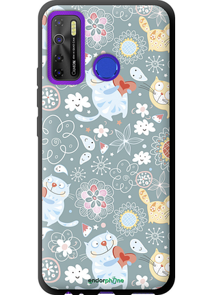Чехол на tecno spark 5 pro kd7 котята v3 "1223b-2445-8094", чехол для телефона