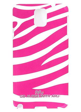 Чехол aru для samsung galaxy note 3 zebra stripe pink