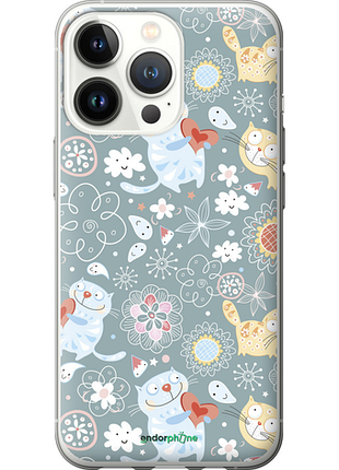 Чехол на iphone 13 pro котята v3 "1223u-2372-8094"