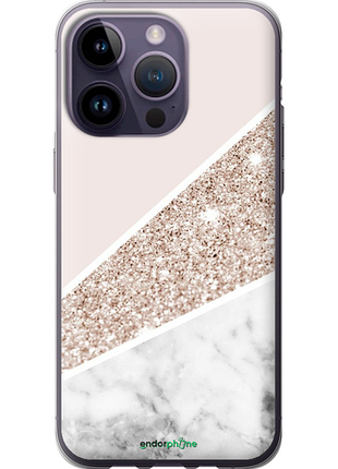Чехол на iphone 14 pro max пастельный мрамор "4342u-2667-8094", чехол для телефона