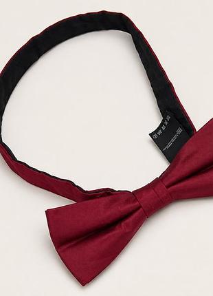 Шовковий бордовий чоловічий метелик strellson (100% silk)