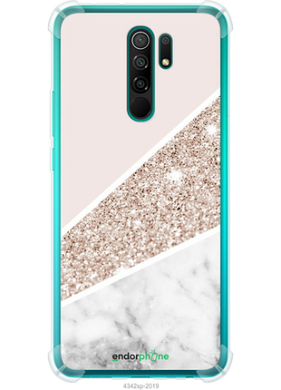 Чехол на xiaomi redmi 9 пастельный мрамор "4342sp-2019-8094", чехол для телефона