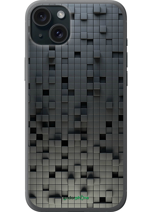 Чехол на iphone 15 plus кубики "1061u-3097-8094", чехол для телефона
