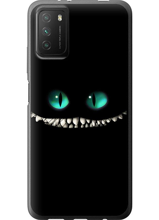 Чехол на xiaomi poco m3 чеширский кот "689u-2200-851"