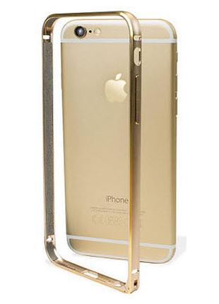 Бампер devia для iphone 6/6s buckle curve champagne gold 2