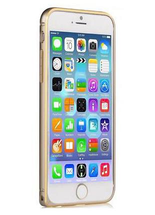 Бампер devia для iphone 6/6s buckle curve champagne gold 3