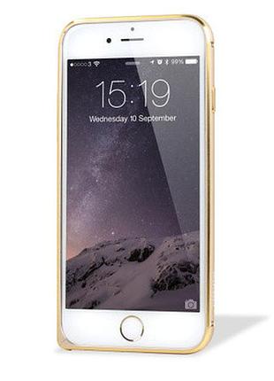 Бампер devia для iphone 6/6s buckle curve champagne gold 4