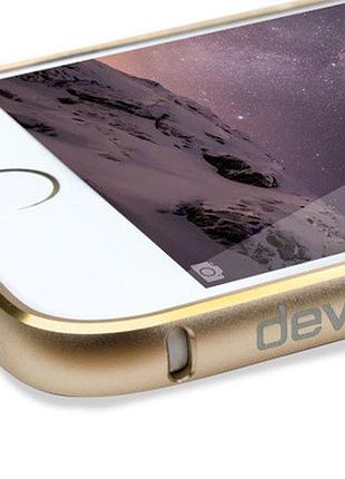 Бампер devia для iphone 6/6s buckle curve champagne gold 5