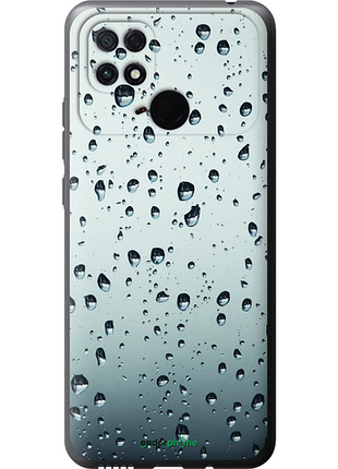 Чехол на xiaomi poco c40 стекло в каплях "848u-2701-8094", чехол для телефона