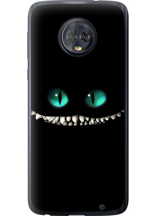 Чехол на motorola moto g6 plus чеширский кот "689u-976-851"