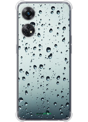 Чехол на oppo reno8 t стекло в каплях "848sp-2969-8094", чехол для телефона