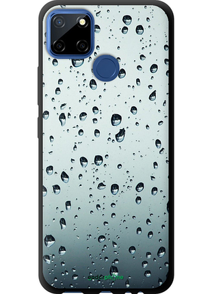 Чехол на realme 7i стекло в каплях "848b-2486-8094", чехол для телефона, чехол для телефона, чехол для телефона