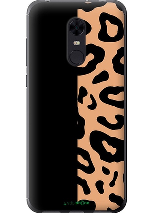 Чехол на xiaomi redmi 5 plus пятна леопарда "4269u-1347-8094", чехол для телефона