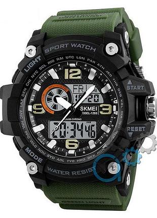 Наручные часы skmei 1283 black-military wristband.