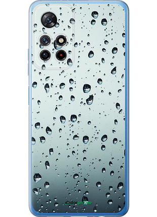 Чехол на xiaomi redmi note 11 5g стекло в каплях "848u-3849-8094", чехол для телефона