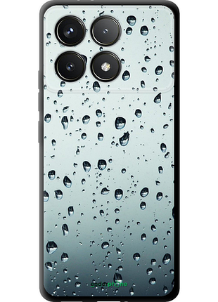 Чехол на xiaomi redmi k70 стекло в каплях "848b-3799-8094", чехол для телефона