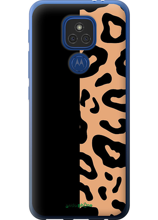 Чехол на motorola e7 plus пятна леопарда "4269u-2107-8094", чехол для телефона
