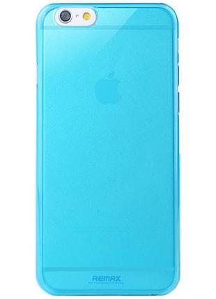 Чехол remax для iphone 6 plus/6s plus 0.5mm blue pc
