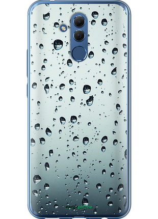 Чехол на huawei mate 20 lite стекло в каплях "848u-1575-8094", чехол для телефона