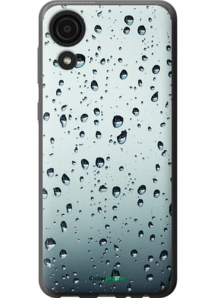 Чехол на samsung galaxy a03 core a032f стекло в каплях "848u-2539-8094", чехол для телефона
