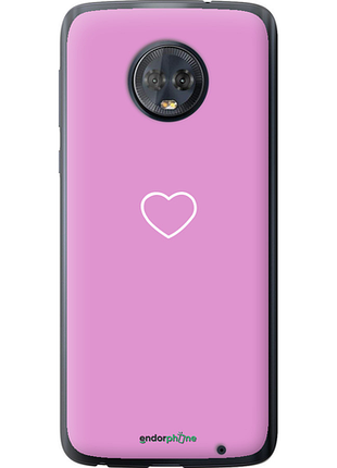 Чохол на motorola moto g6 plus серце 2 "4863u-976-8094", чохол для телефона