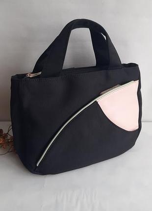 Сумка radley оригінал / жіноча текстильна сумка radley зі шкіряною кишенею