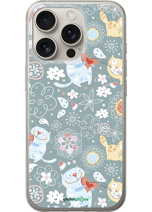 Чехол на iphone 16 pro котята v3 "1223u-3708-8094", чехол для телефона