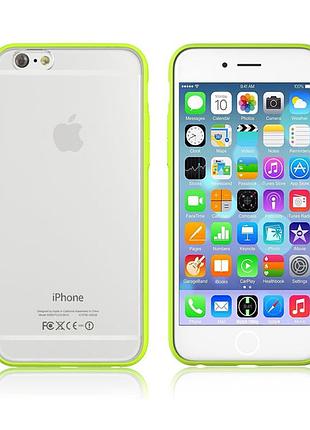 Чохол devia для iphone 6/6s hybrid lemon green