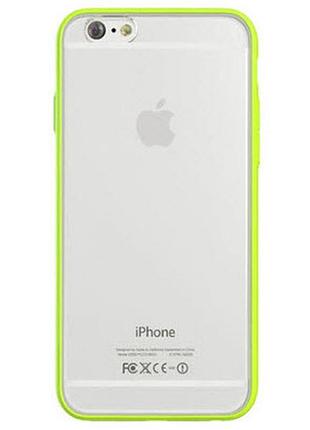 Чехол devia для iphone 6/6s hybrid lemon green 2