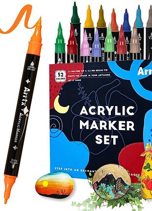 Акриловые маркеры arrtx aacm-03-32 32 цвета