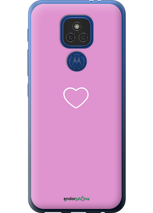 Чохол на motorola e7 plus серце 2 "4863u-2107-8094", чохол для телефона