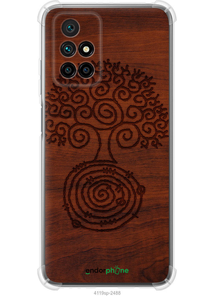 Чехол на xiaomi redmi 10 узор дерева "4119sp-2488-8094"