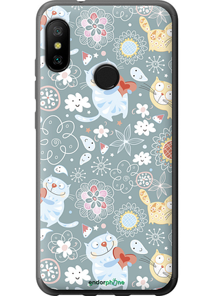 Чехол на xiaomi mi a2 lite котята v3 "1223u-1522-8094"