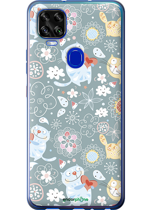 Чехол на zte blade v2020 котята v3 "1223u-2529-8094", чехол для телефона