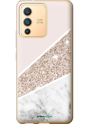 Чехол на vivo v23 пастельный мрамор "4342u-2642-8094", чехол для телефона