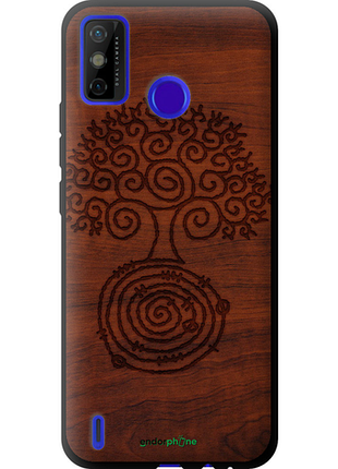 Чехол на tecno spark 6 go ke5 узор дерева "4119b-2452-8094", чехол для телефона