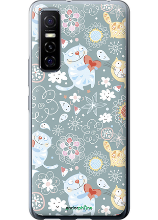 Чехол на vivo y73s котята v3 "1223u-2159-8094", чехол для телефона