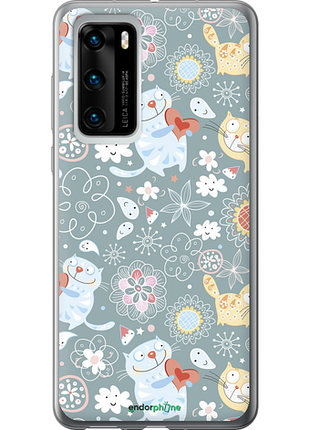 Чехол на huawei p40 котята v3 "1223u-1840-8094", чехол для телефона