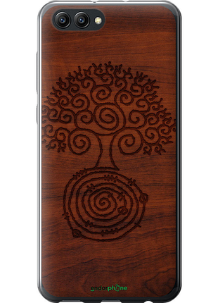 Чохол на huawei honor v10 / view 10 візерунок дерева "4119u-1579-8094", чохол для телефона