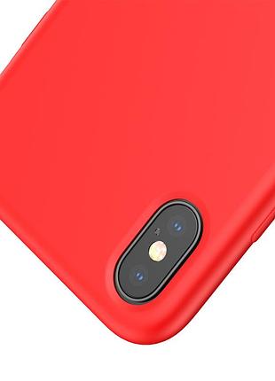 Чехол baseus для iphone x/xs original lsr red (wiapiphx-sl09) 4
