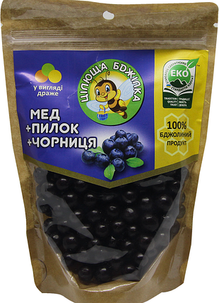 Цілюща бджілка (мед+пилок+чорниця) 150гр