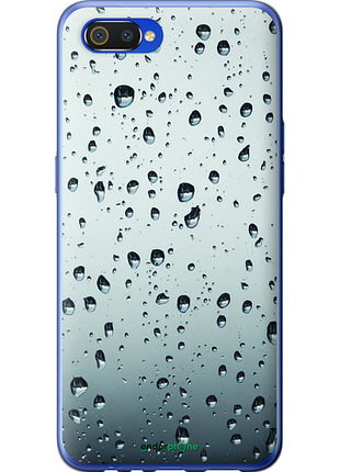Чехол на realme c2 стекло в каплях "848u-1852-8094", чехол для телефона