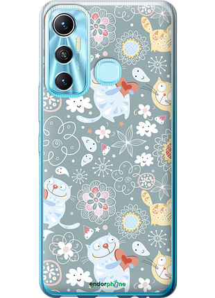 Чехол на infinix hot 11 котята v3 "1223u-2762-8094", чехол для телефона