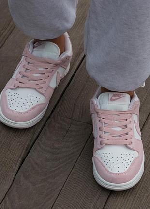 Кроссовки nike sb dunk low sail pink