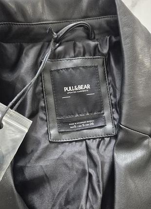 Пиджак женский искусственная кожа от pull &amp; bear 7